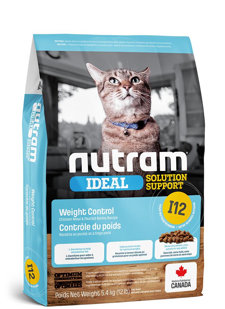 Product image for I12 Nutram Ideal Solution Support® 체중 조절 반려묘용 사료