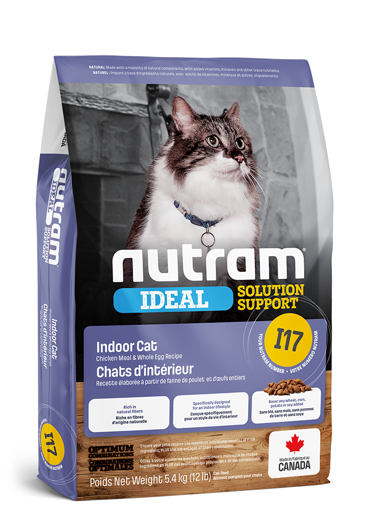 Product image for I17 Nutram Ideal Solution Support® 실내 반려묘용 사료