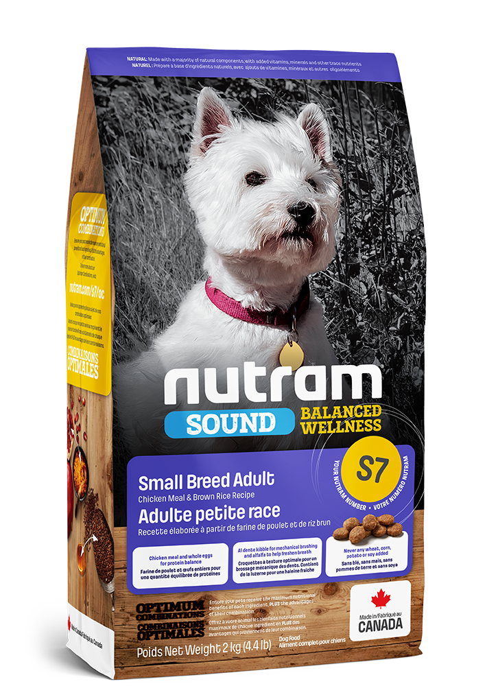 Product image for S7 Nutram Sound Balanced Wellness® 소형 어덜트 반려견용 사료